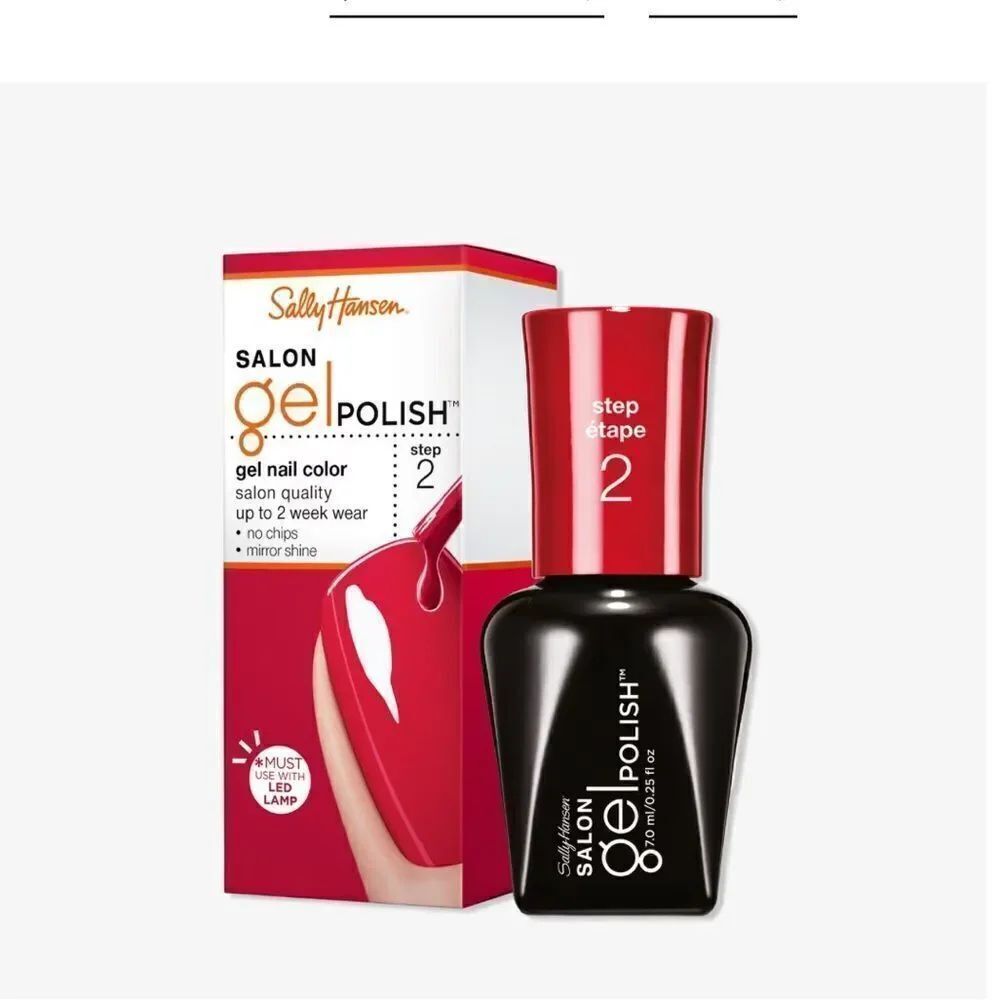 Sally Hansen Gel Polish mango red